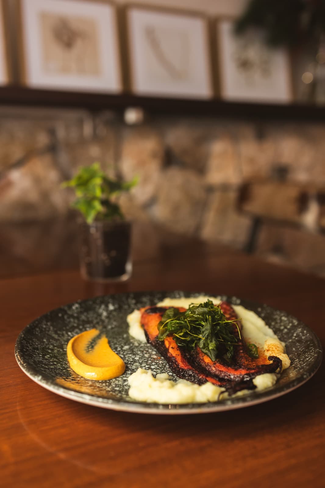 Salmón a la plancha con verduras